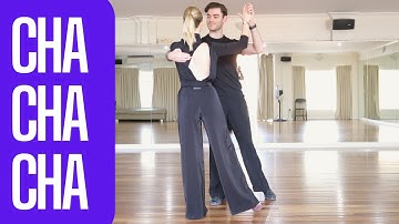 Basic Cha Cha For Beginners | Forward & Back Basic, New York, Underarm Turn & Hand To Hand