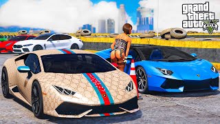 РЕАЛЬНАЯ ЖИЗНЬ В GTA 5 - ЛАМБА ГУЧЧИ ПРОТИВ ЛАМБЫ КАБРИОЛЕТ ВЫИГРАЛ 50.000$ В УЛИЧНЫХ ГОНКАХ! 🌊ВОТЕР