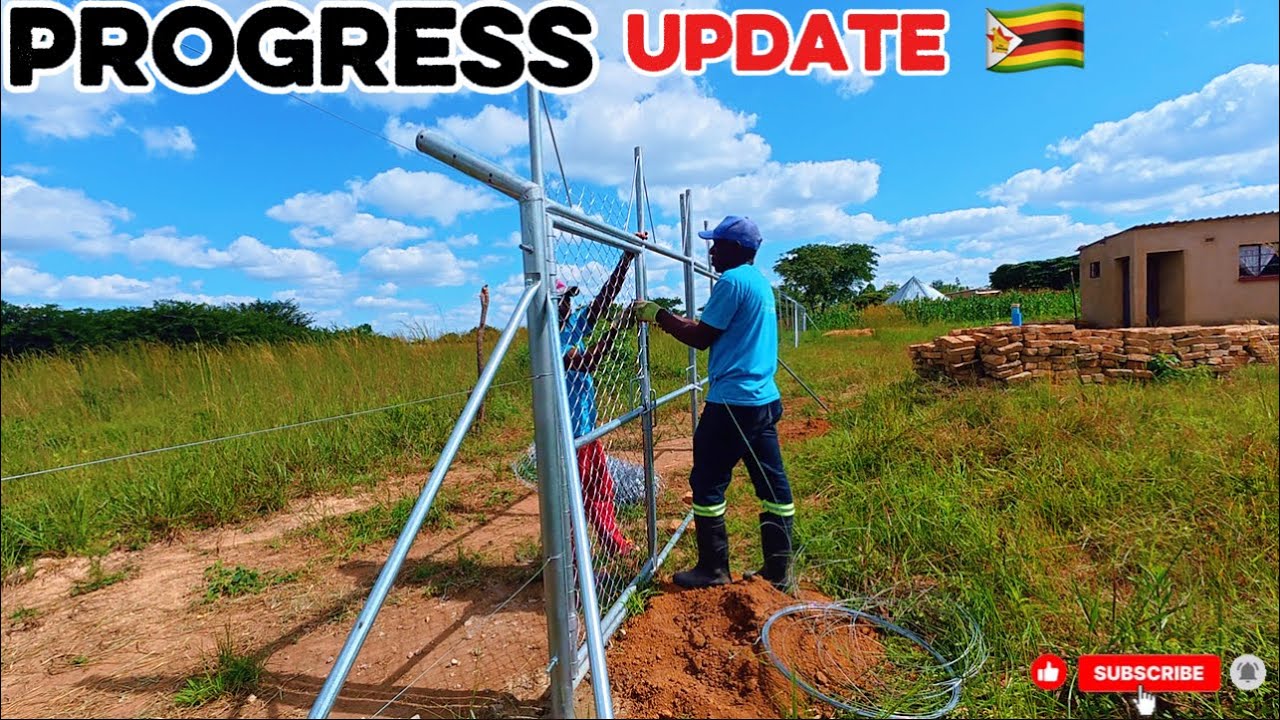 Обновление информации об установке забора | Развитие сельских районов | Африканская деревня 🇿🇼