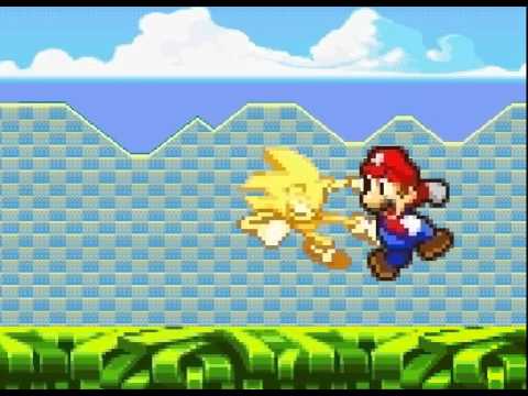 Mario vs Supersonic vs Quote (Kirby FC) -FIRST ANIMATION-