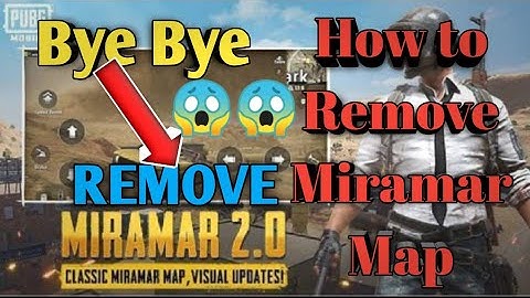 How To Delete Maps In Pubg Mobile |  Pubg Main Miramar Map Kaise Delete Kare