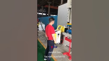 Full automatic Junction box production line metal outlet box making machine