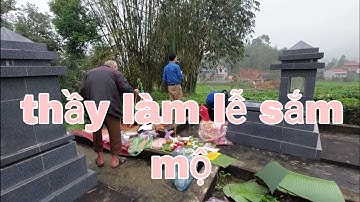 thầy làm lễ sắm mộ , người dân tộc tày , định hóa Thái Nguyên