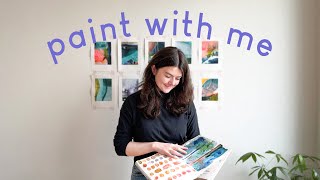 Finding your flow: 5 tips for working on consistency | abstract painting