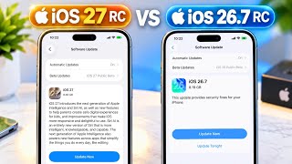 iOS 27 RC & iOS 26.7 RC Released! 🤩🔥 | iOS 27 RC Vs iOS 26.7 RC Which is Better | screenshot 3