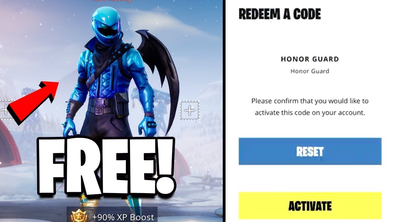 the honor guard skin was free in fortnite free rare fortnite skin - fortnite honor guard skin free code