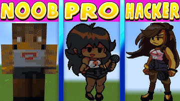 Minecraft Pixel Battle NOOB vs PRO vs HACKER FNF Ayana