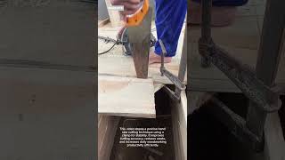 Simple Hand Saw Wood Cutting Technique | Faster &amp; More Efficient Carpentry Work