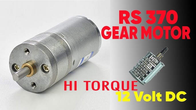 RS37-555 High Torque DC Motor 12V 66 RPM 24 kgcm (Code - 555126000