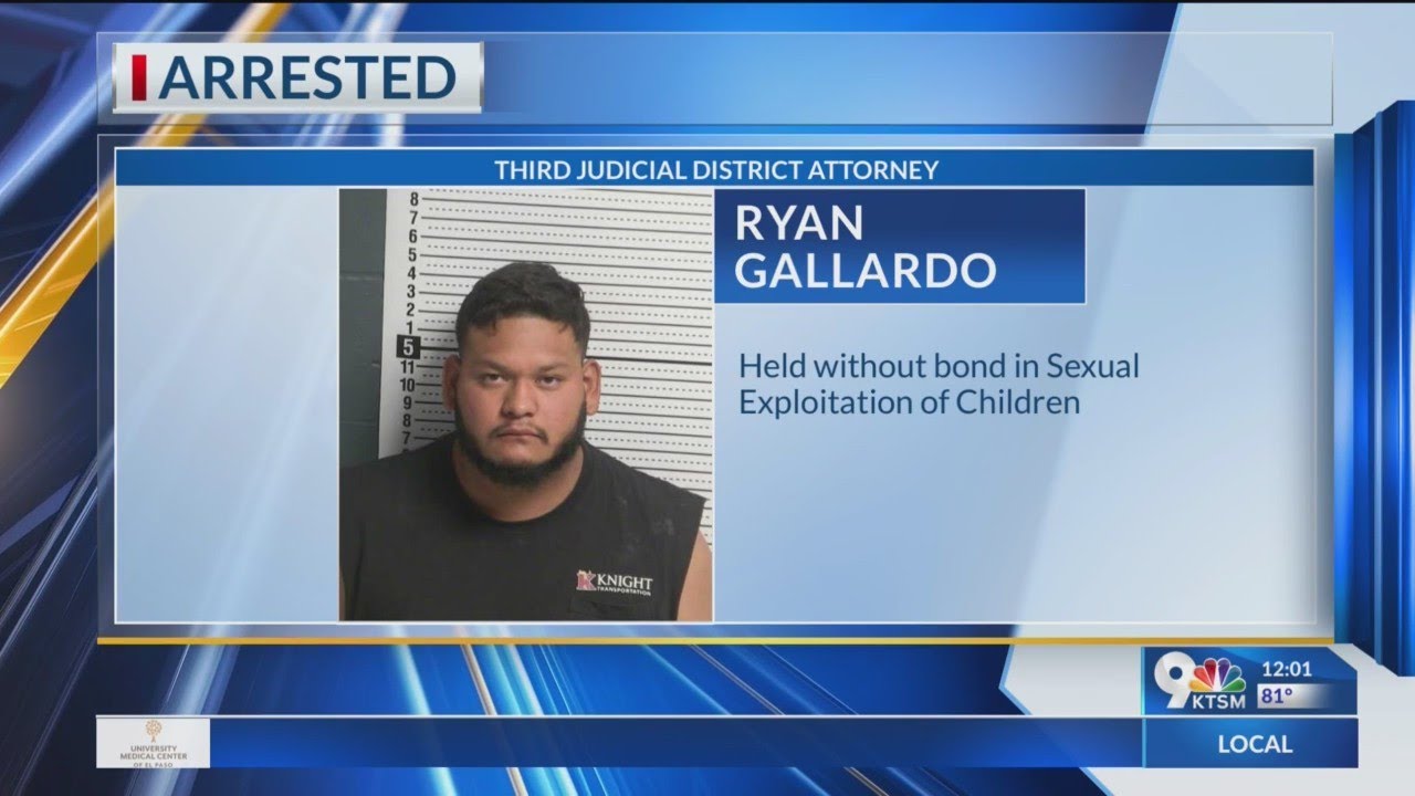 Man arrested on children sexual exploitation charges - YouTube