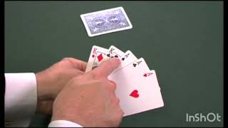 An optical illusion card magic performance and tutorial