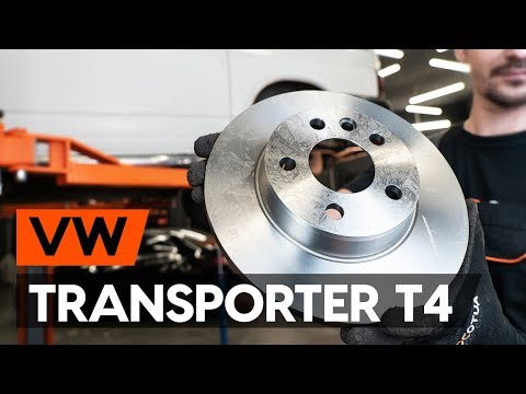 Wie VW TRANSPORTER 4 (T4) Bremsscheiben hinten wechseln [TUTORIAL AUTODOC]