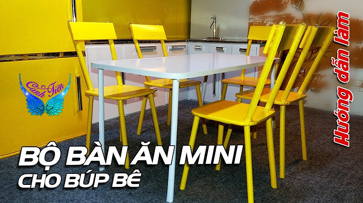 TỰ TAY LÀM BỘ BÀN GHẾ PHÒNG BẾP CHO BÚP BÊ NHANH NHẤT★ Chị Cánh tiên
