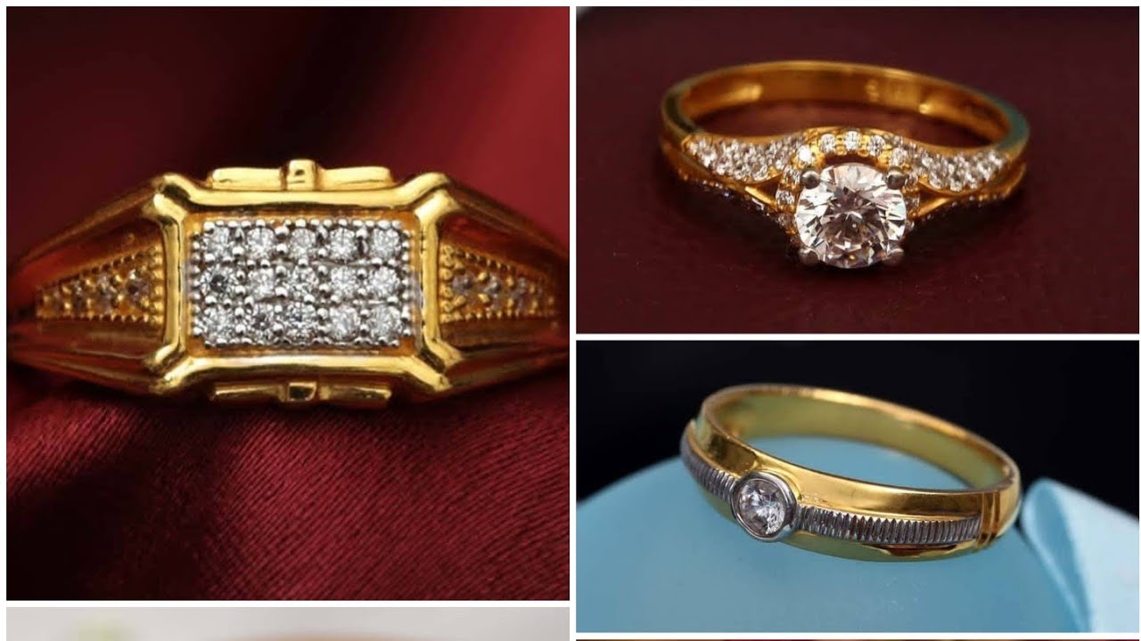 Latest GENTS Gold Ring Designs For MEN 2018 | Finger Ring Design In ...