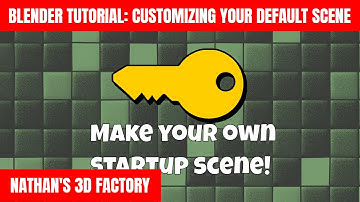 Blender Tutorial: Customizing Your Default Scene | Nathan