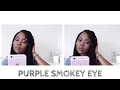 Purple Smokey Eye | Make up tutorial | Christine Gama | South African Youtuber