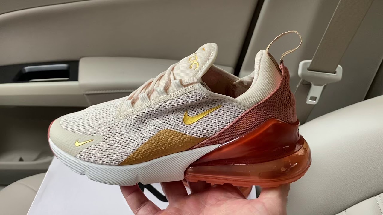 air max 270 womens gold