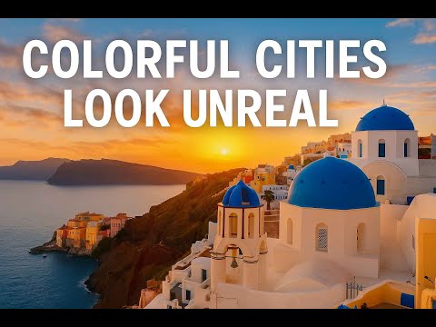Top 10 most colorful cities in the world you must visit, 4k Travel vlog