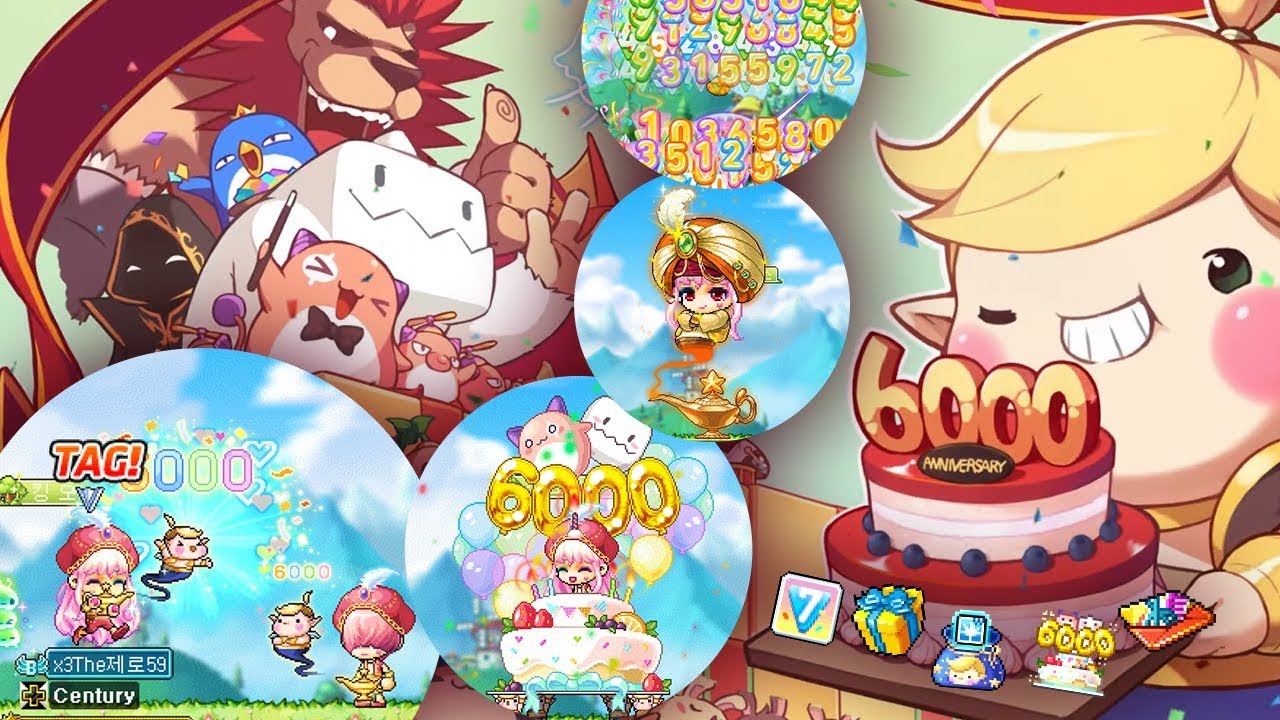 MapleStory 6000 Days Fairy Wonky Party Event Rewards YouTube