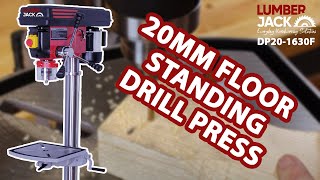 Lumberjack DP20-1630F 20mm Drill Press Floor Standing Professional Pillar Machine Specification Tour