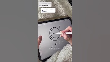 Creating a Stunning Letter Logo in Procreate Antwort auf Joel Tutorial #letterlogo #procreate