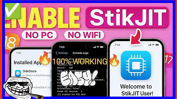 StikJIT iOS 18 : Enable JIT Without a PC/Jailbreak/Internet || StikJIT Full Setup & Working Links⚡