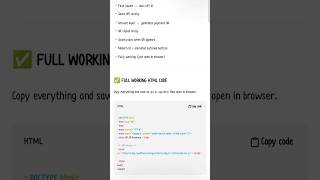 I Made a UPI Payment QR App Using Only HTML 😳 | Full Working Generator 🔥 #UPI #QRCode