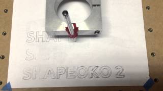 Shapeoko 3! It's ALIVE!!!?! Hello world!