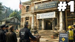 Police Chief Simulator Gameplay Walkthrough Part 1 - OPENING A NEW POLICE STATION