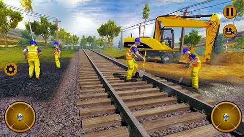 Train Track Construction Simulator Game Building Train Tracks #1 - Android Gameplay