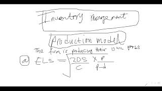 INVENTORY MGT MODEL 2