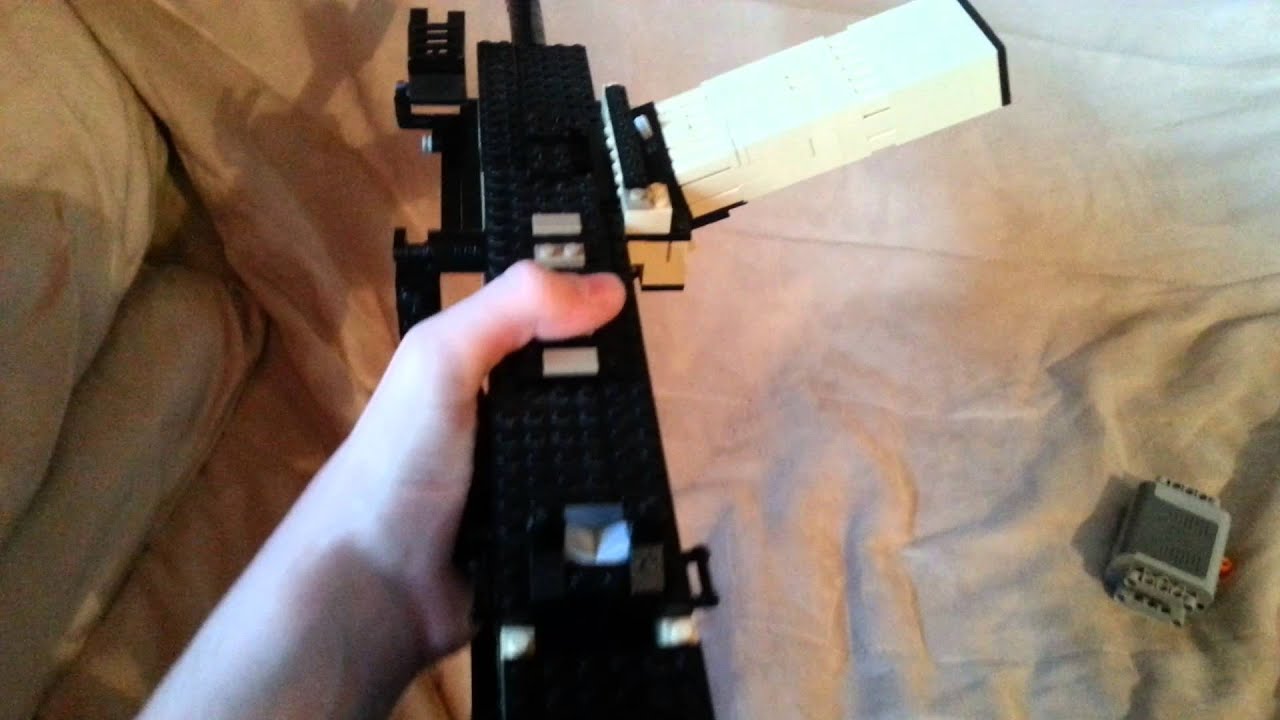 LEGO-Heavy Assault Rifle! Electric Blowback rifle - YouTube