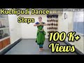 Kuchipudi dance 1st half steps part 1 chandana nritya sravanthi