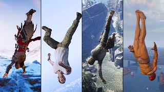 Jumping From HIGH PLACES in 100 Different Games (Falling Animation) || PK screenshot 2