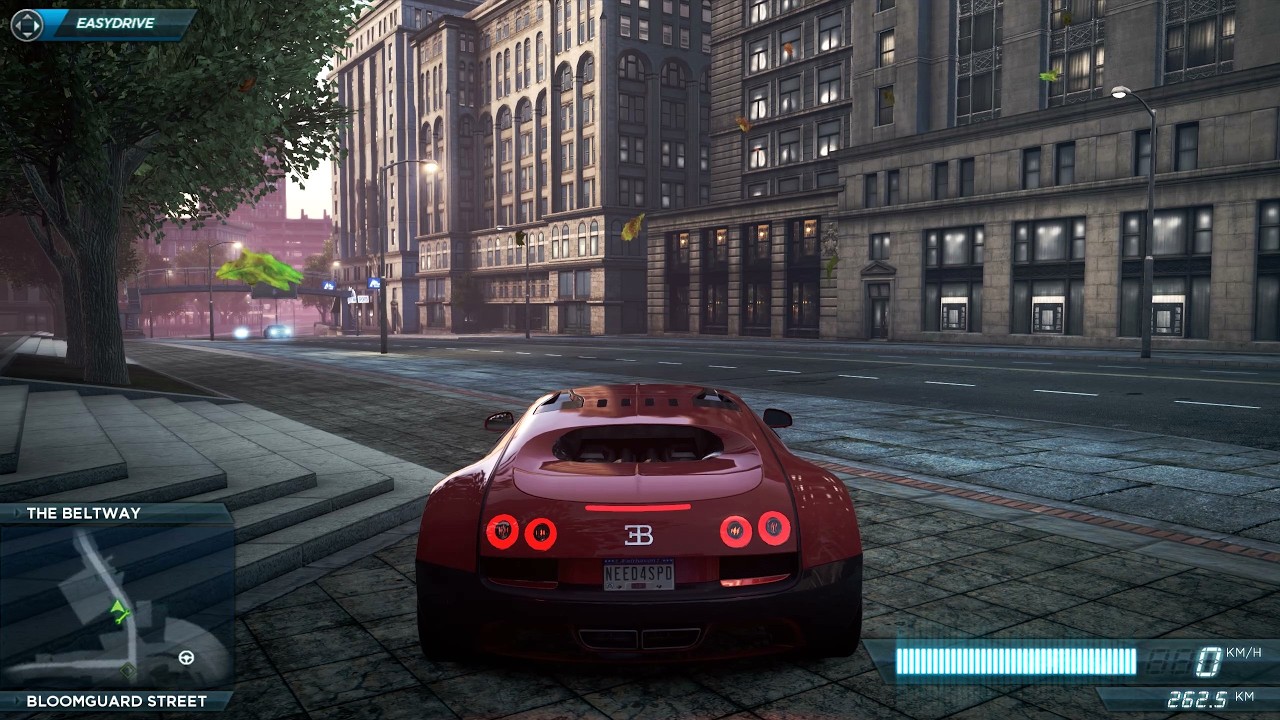 The Red Bugatti Veyron Super Sport Racing | Need for Speed™ Most Wanted.