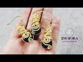 HERMOSOS ARETES EN ALAMBRISMO