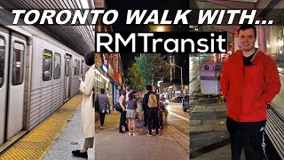 Walking Toronto with RMTransit to From St Clair to Ktown (Nov 2021)