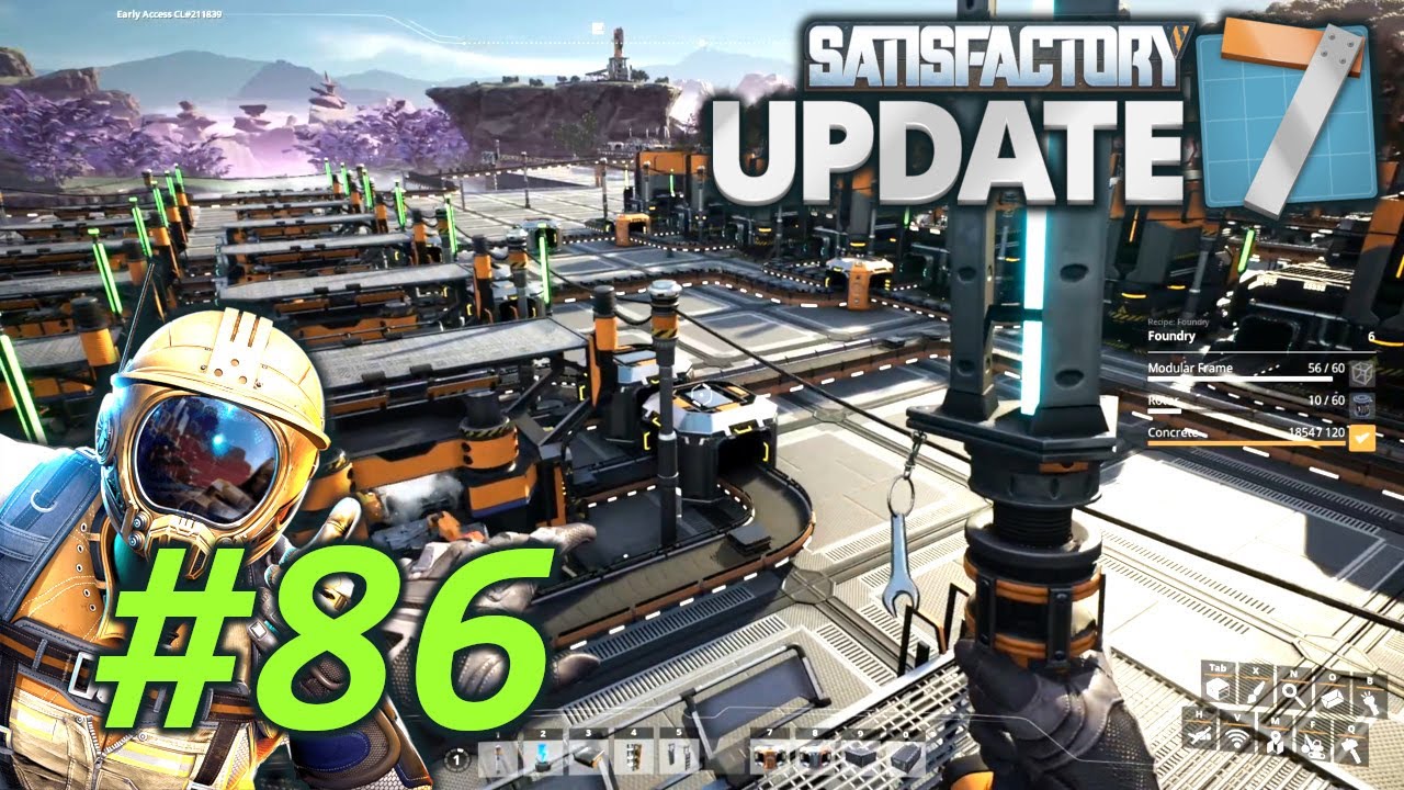 More Steel Pipes Let's Play Satisfactory Update 7 Part 86 YouTube