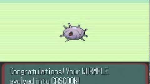 I Play: Pokemon Ruby Episode 7 - Wurmple Evolves!