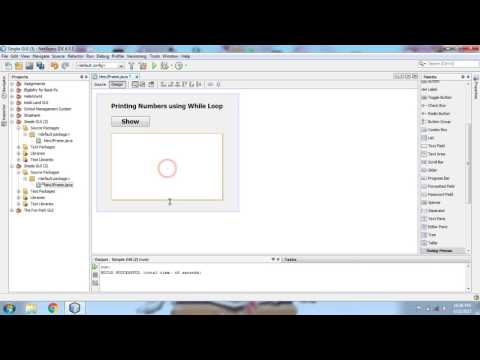 Java Program to Print Numbers using While Loop