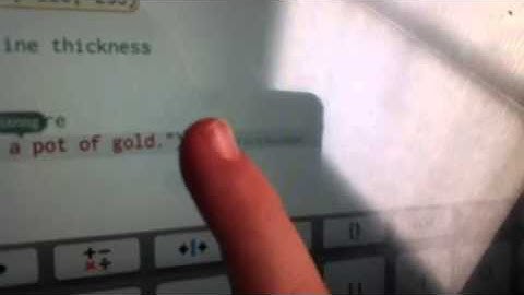 Codea tutorial 1 text