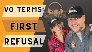 VOICE OVER TERMS & #definitions - What Does First Refusal Mean? #vo #voiceover