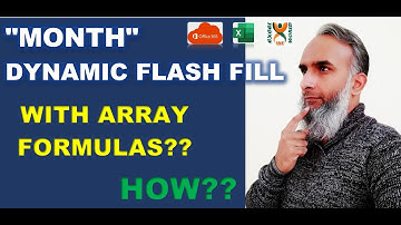 Dynamic Months | Sequence Array Formula | SBVT 5 | Querinfer