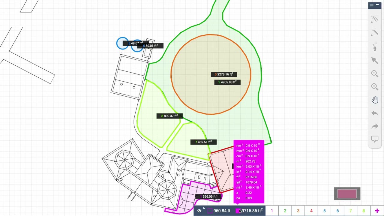 SketchAndCalc Area Calculator
