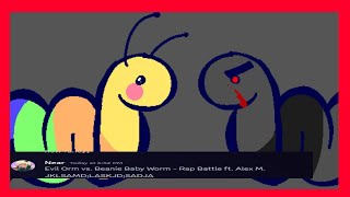 Evil Orm vs. Beanie Baby Worm - Rap Battle ft. Alex M.