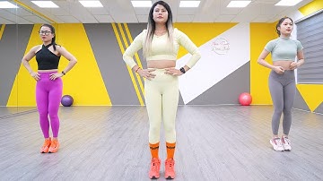 LATIHAN AEROBIK 20 MENIT UNTUK MENGURANGI LEMAK PERUT & PINGGANG | Eva Fitness