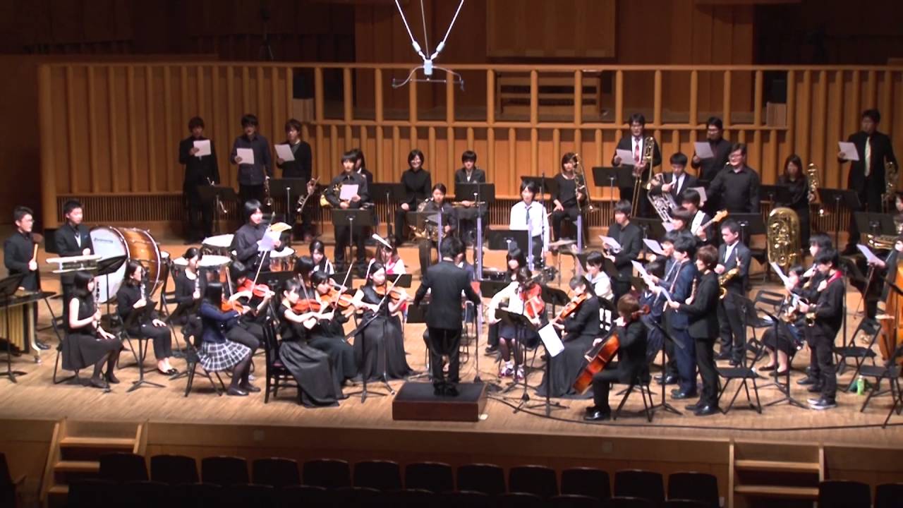 おそ松さん 第四銀河大付属高校校歌 オーケストラで演奏してみた 秋葉原区立すいそうがく団 Youtube