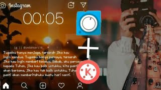 Kin Master Tutorial|| Cara Membuat Audio Spectrum   Lirik Lagu|| Instastory Viral