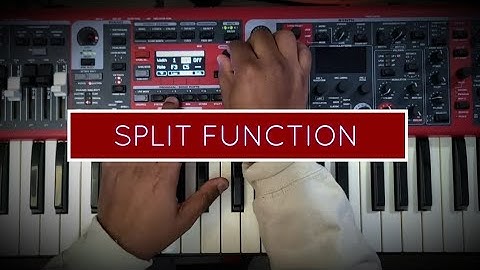 Nord Stage 3 - Split Function