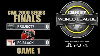 CWL 2k Series COD BO4 Finals Project 7 vs FC BLACK | Game 1 | 07/01/2019
